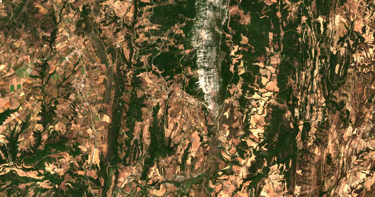 Carte satellite de Pórtai
