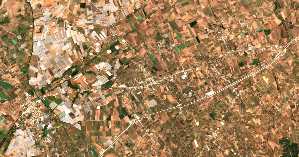 Carte satellite de Sagaíika