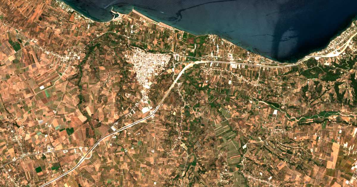 Carte satellite de Stenaḯtika