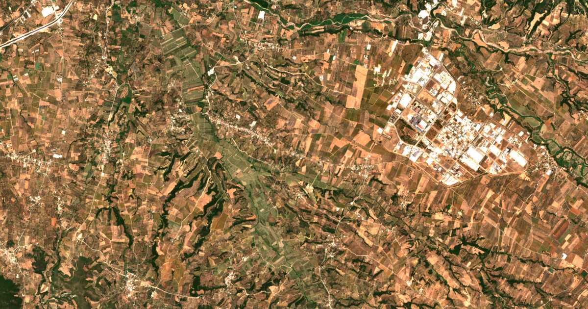 Carte satellite de Thomaíika