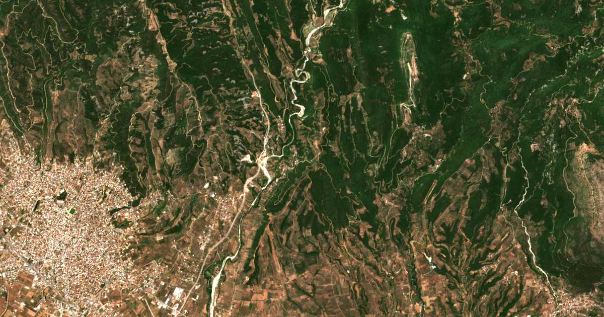 Carte satellite de Ágios Nikólaos