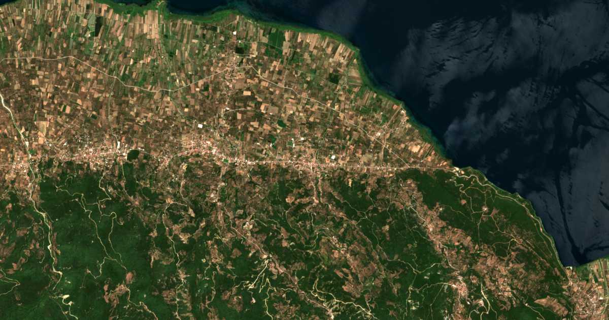Carte satellite de Ágios Andréas