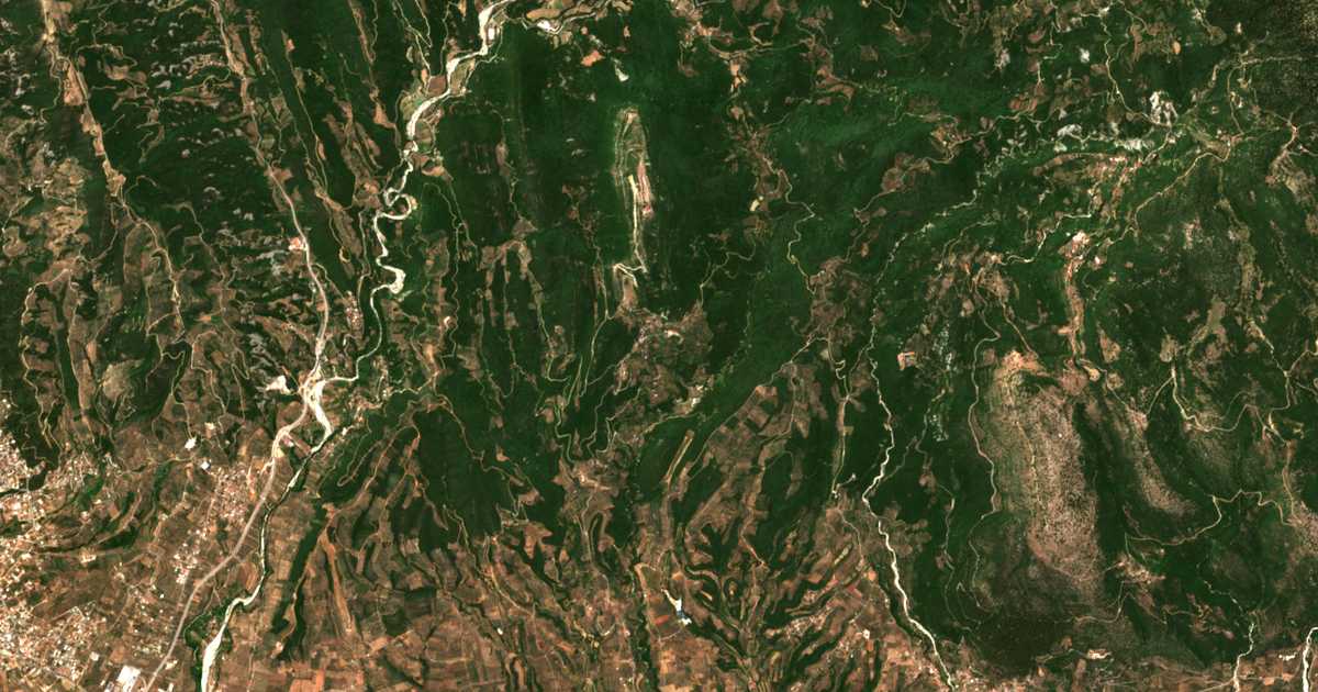 Carte satellite de Áno Vlochós