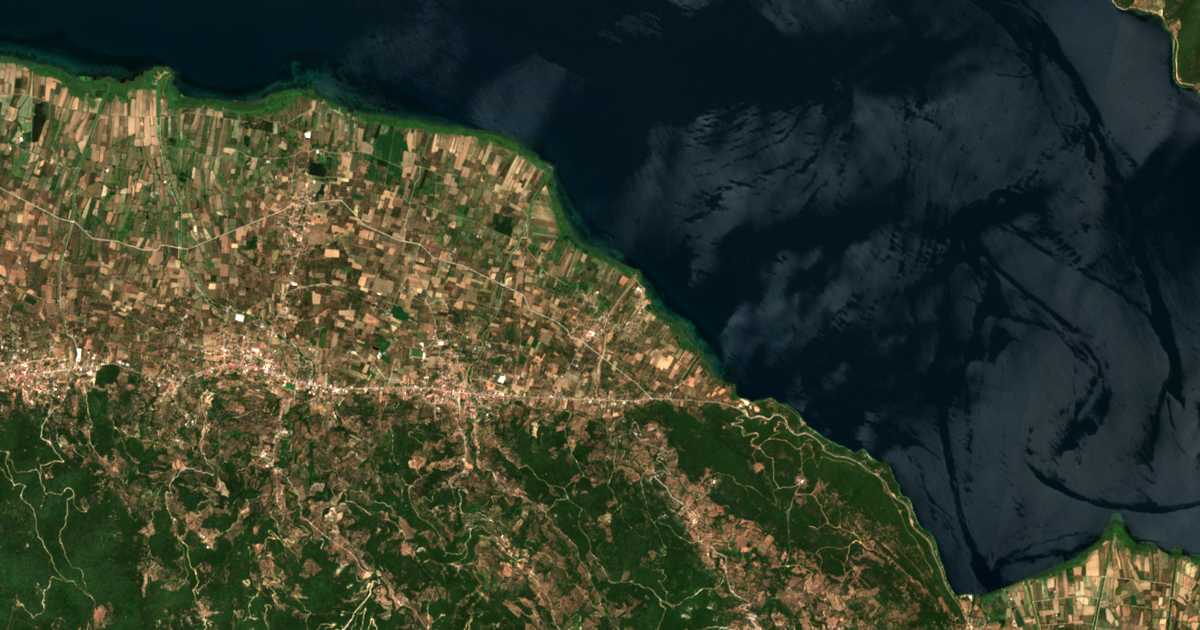 Carte satellite de Dafniás