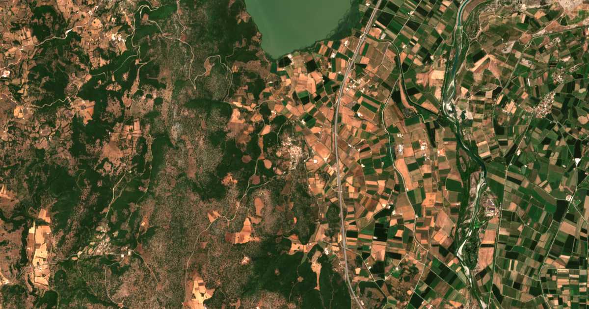 Carte satellite de Gouriótissa