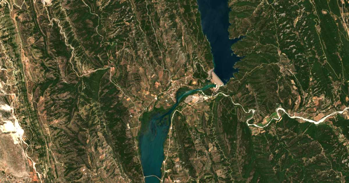Carte satellite de Kastrákion
