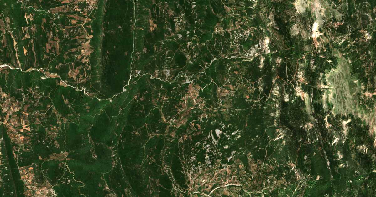 Carte satellite de Keraséa