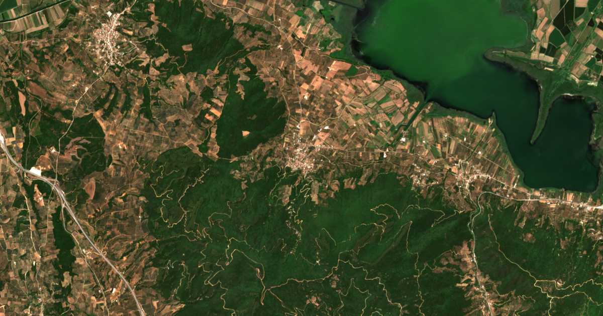 Carte satellite de Lysimácheia