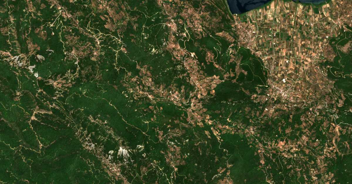 Carte satellite de Mesárista