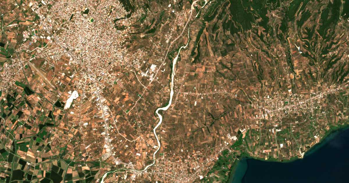 Carte satellite de Néa Avórani