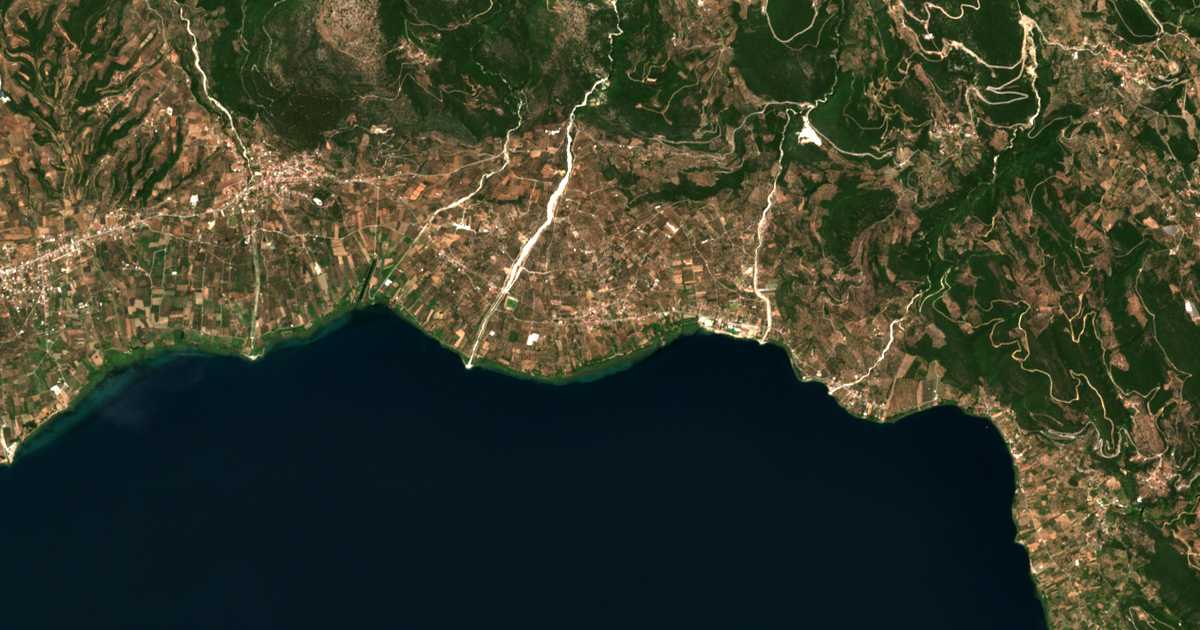 Carte satellite de Pantánassa