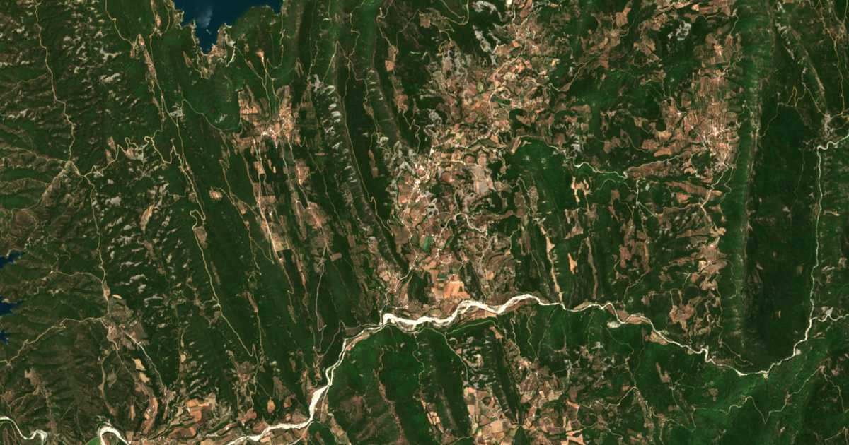 Carte satellite de Potamoúla