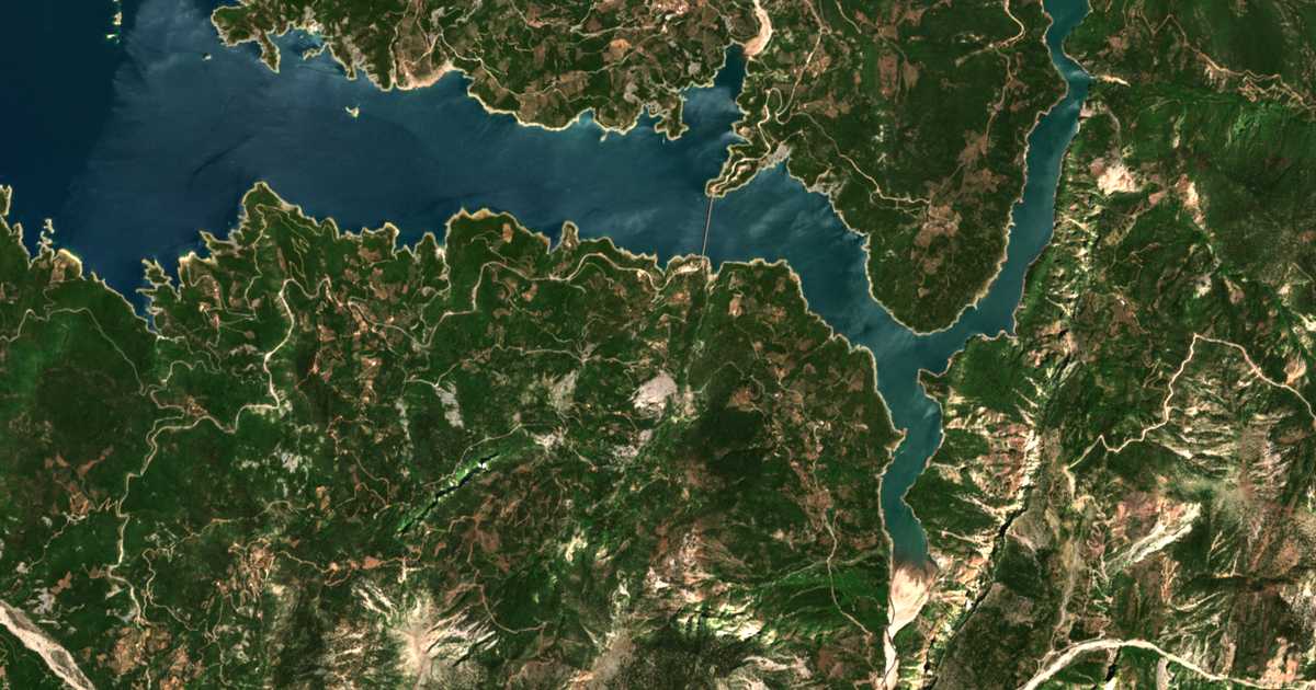 Carte satellite de Psilóvrachos