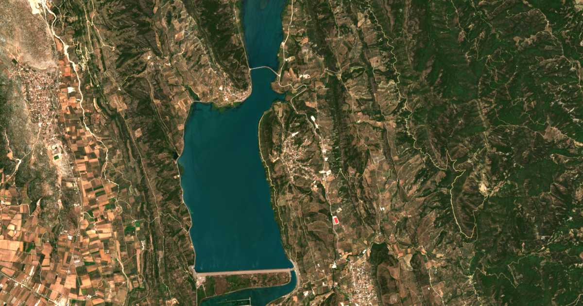 Carte satellite de Spoláita