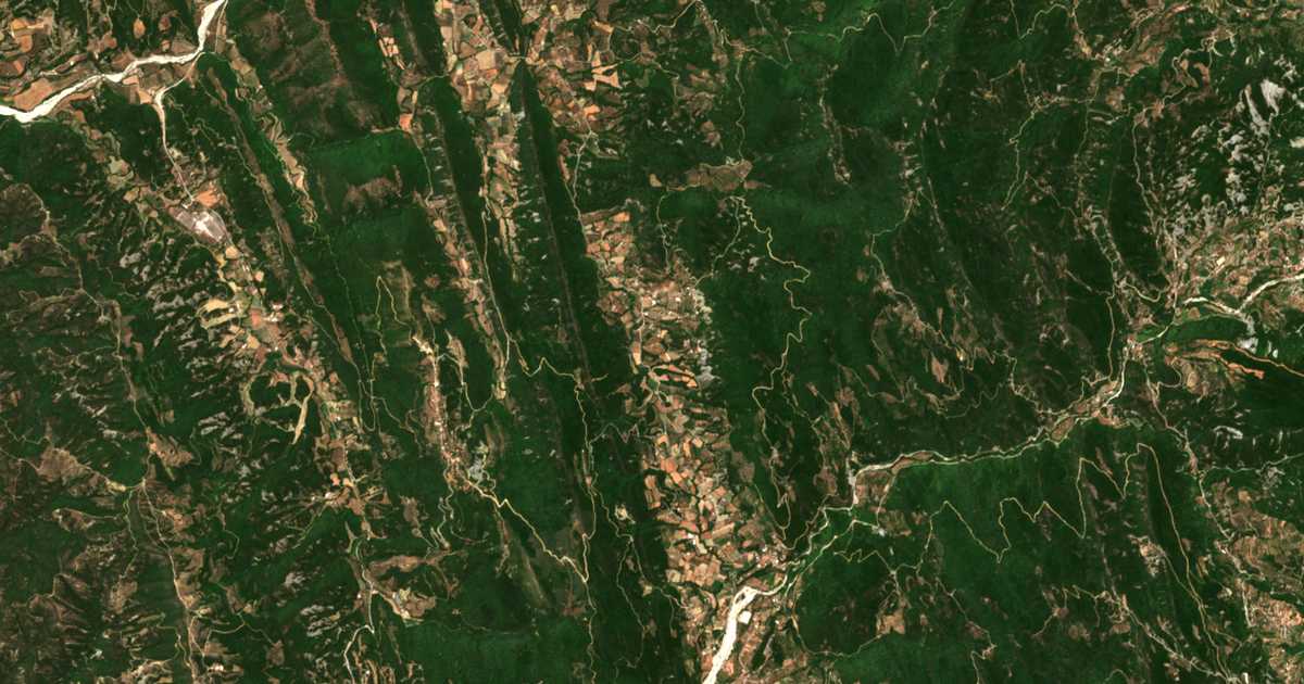 Carte satellite de Stamatogiannaíika