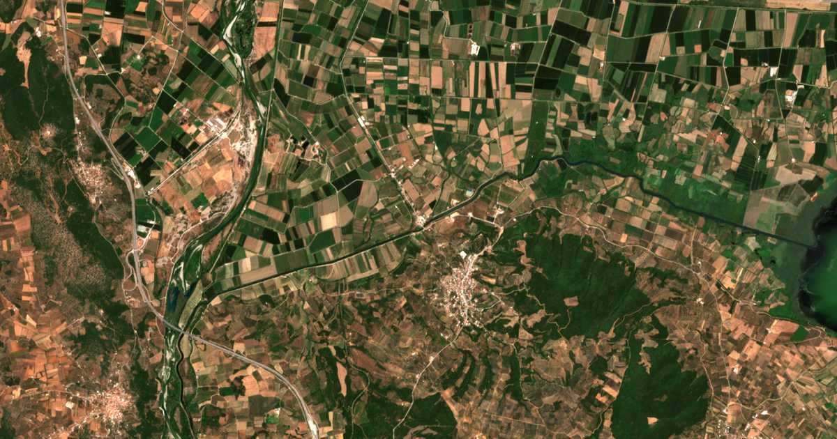 Carte satellite de Stathmós Angelokástrou