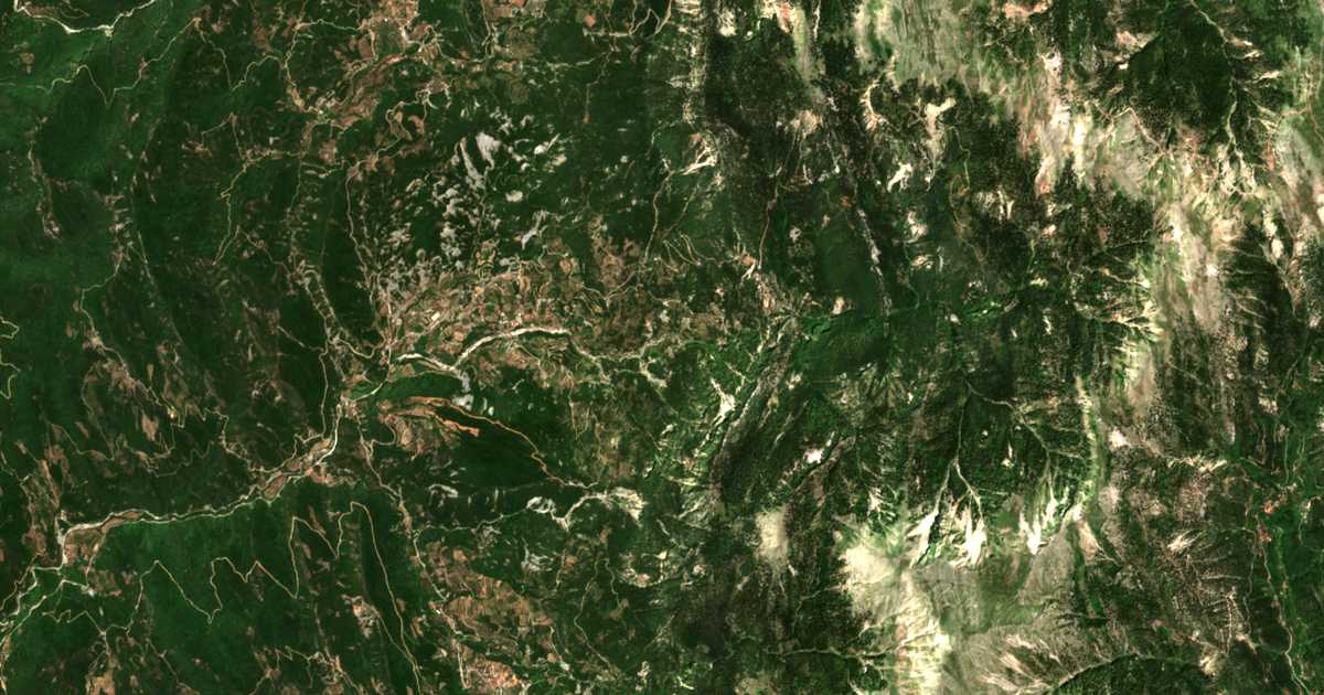 Carte satellite de Xirákia