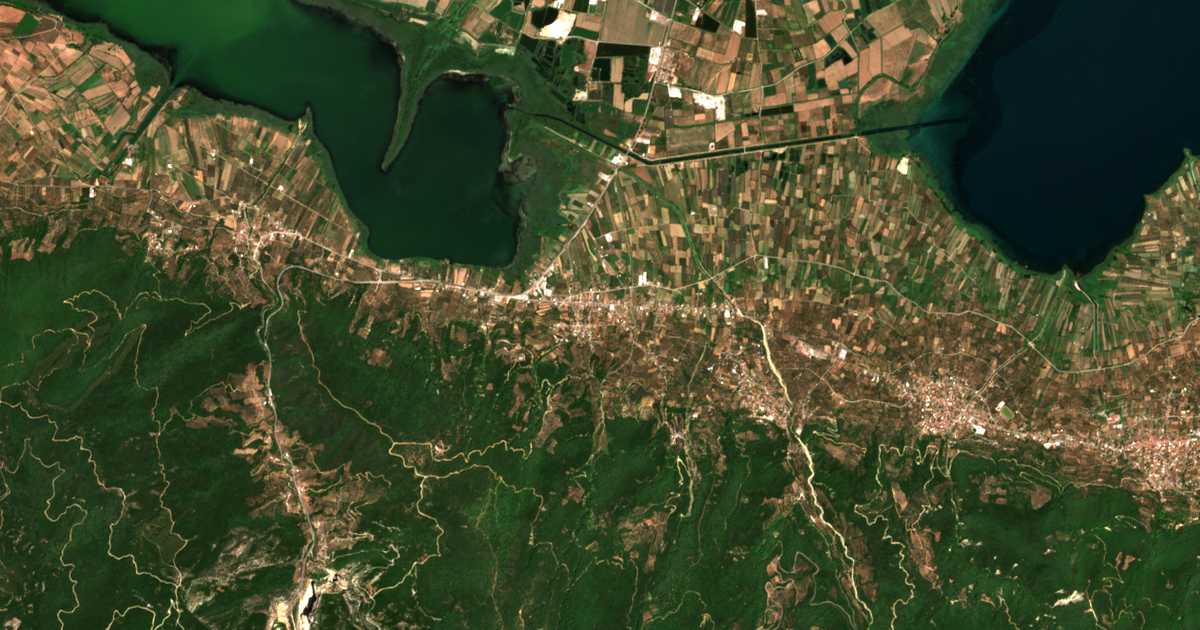 Carte satellite de Zevgarákion
