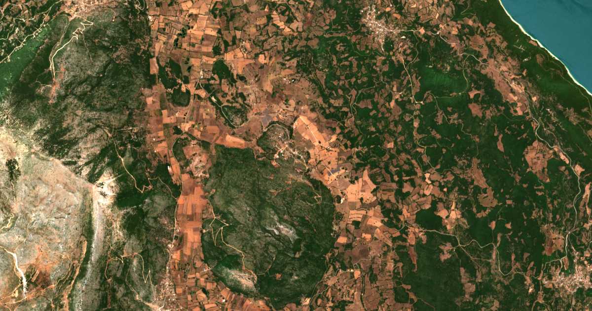 Carte satellite de Ágios Nikólaos
