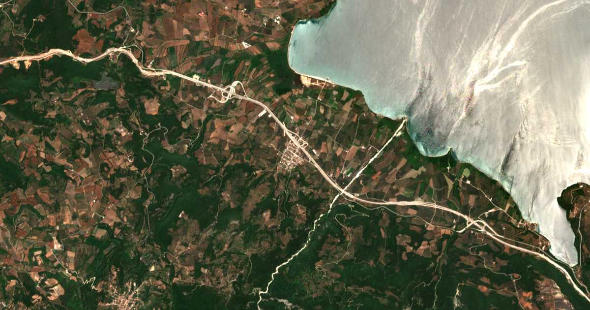Carte satellite de Drymós