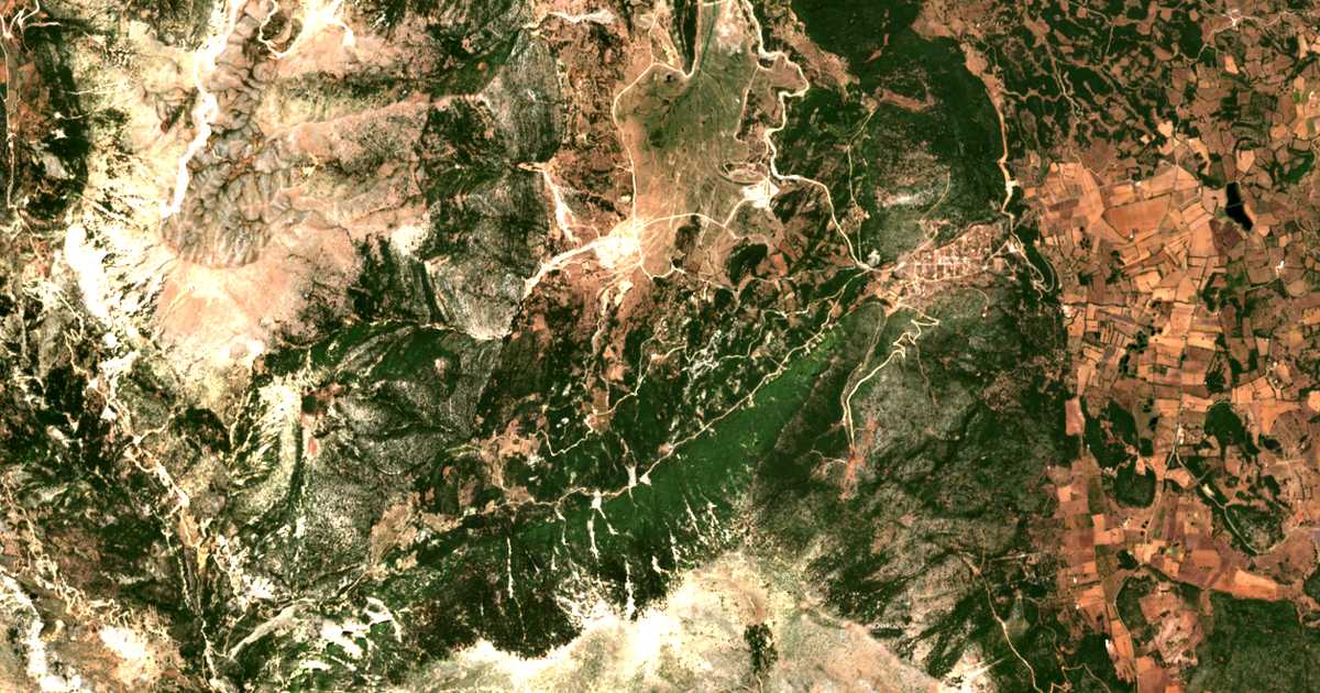 Carte satellite de Kompotí