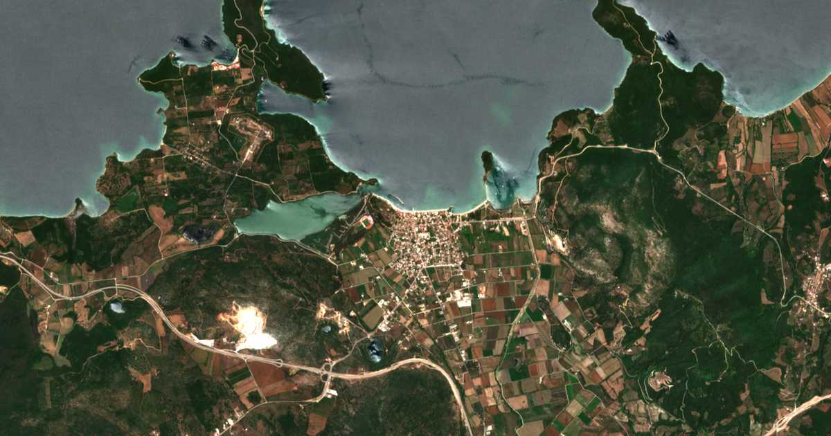 Carte satellite de Vónitsa