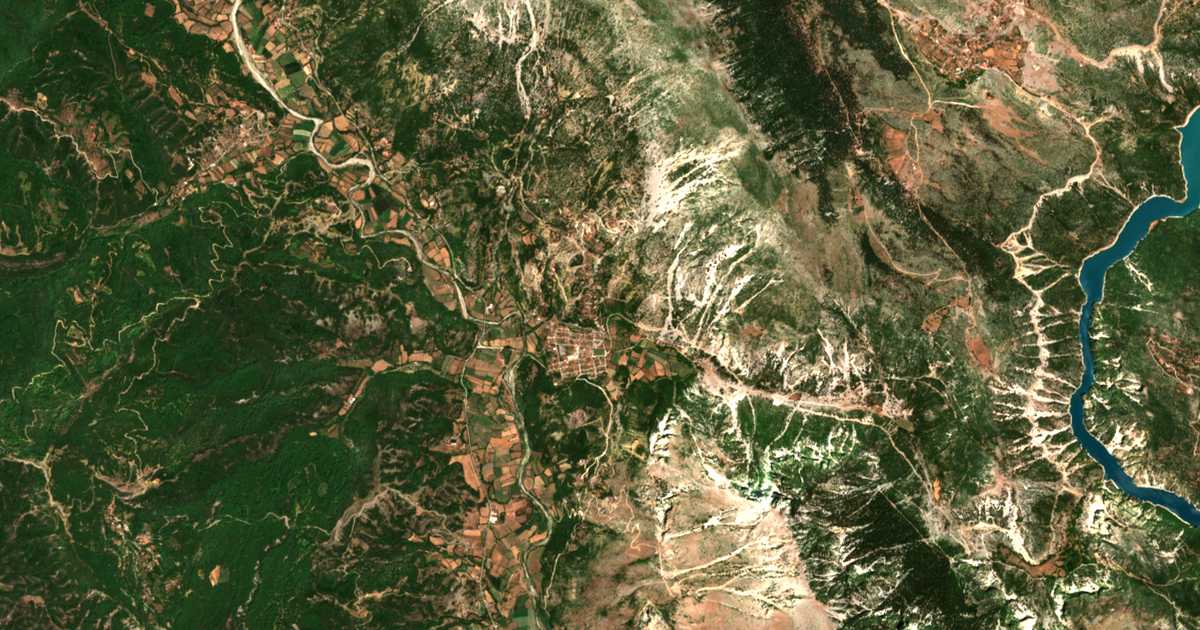 Carte satellite de Empesós