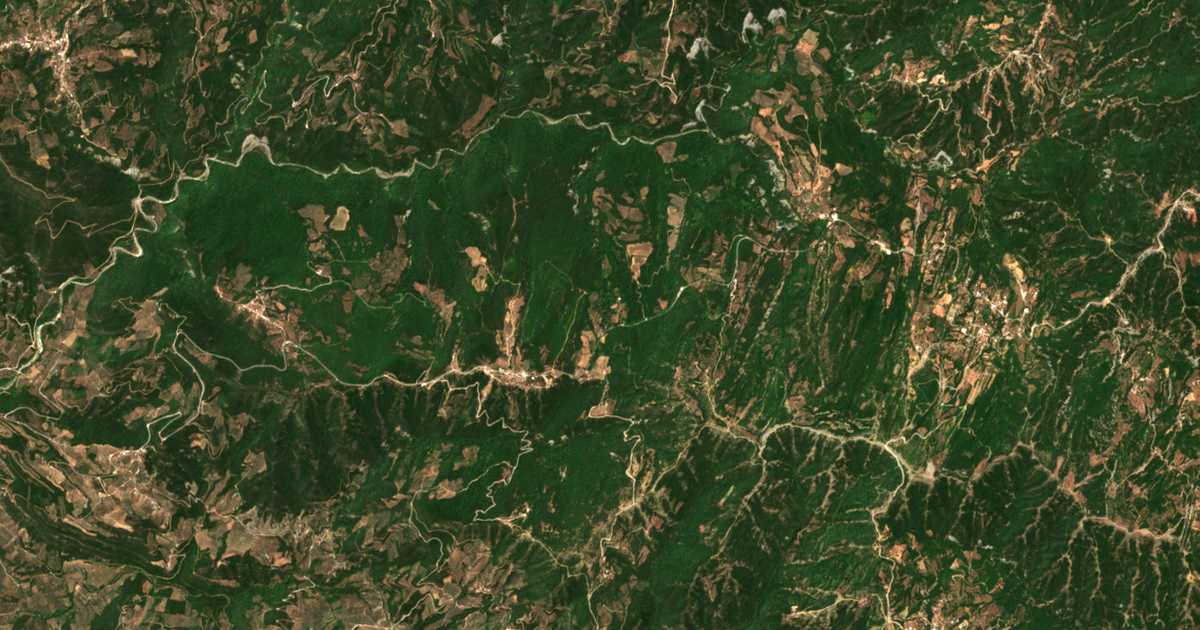 Carte satellite de Floriáda
