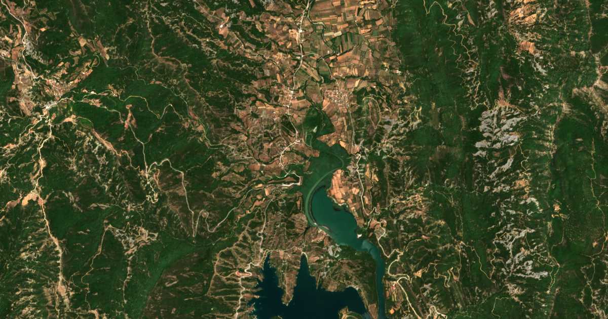 Carte satellite de Podogorá