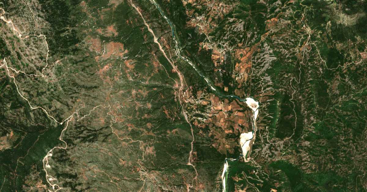 Carte satellite de Vrouvianá