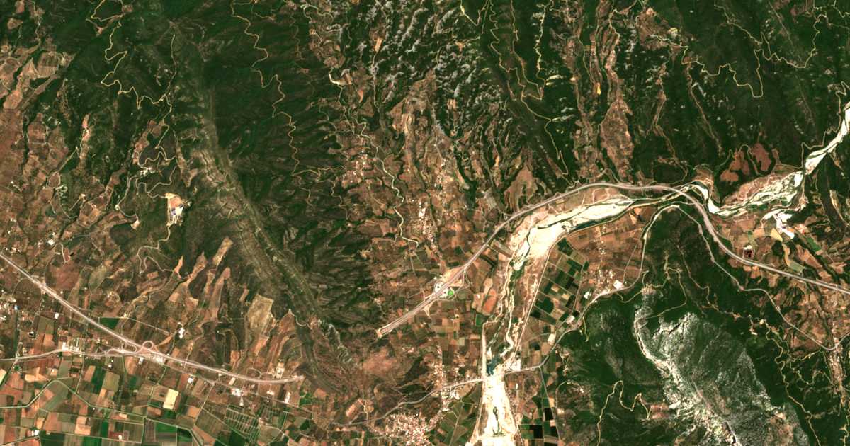 Carte satellite de Ágios Geórgios