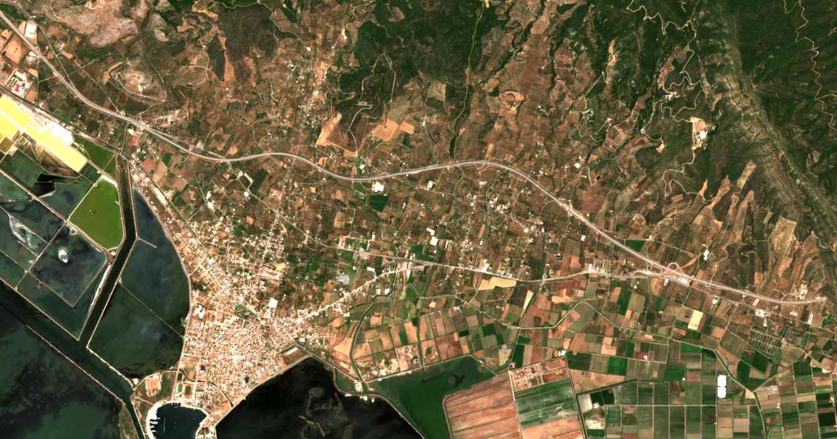 Carte satellite de Arvanitaíika