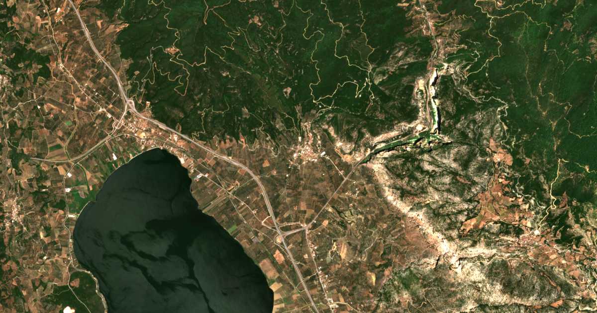 Carte satellite de Chrysovérgion