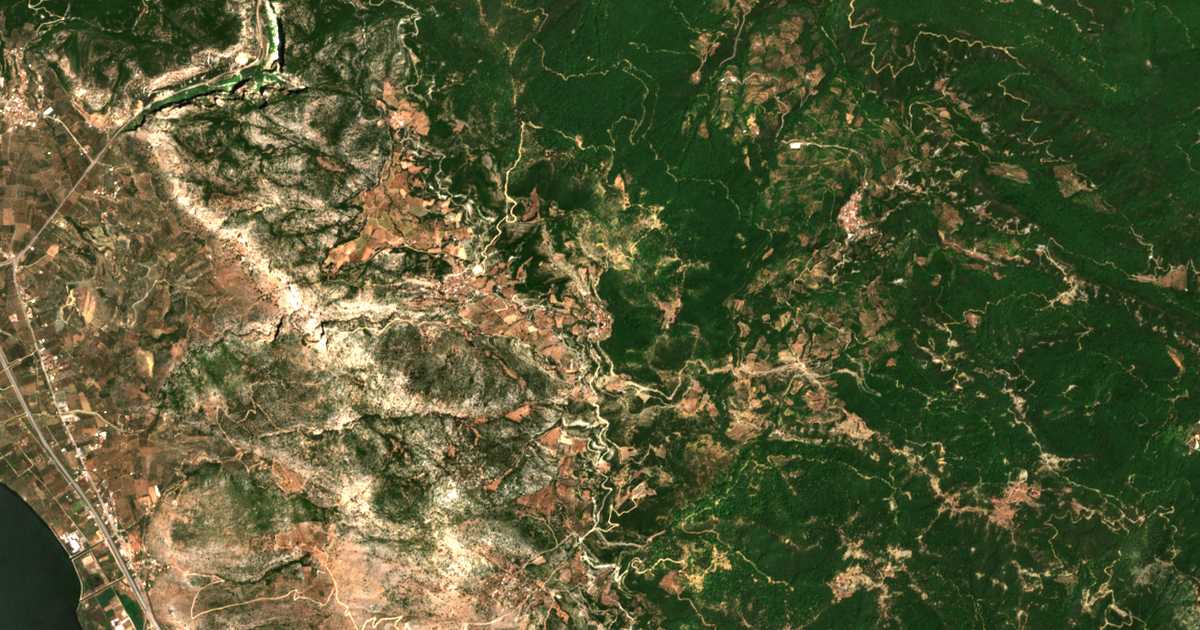 Carte satellite de Elliniká