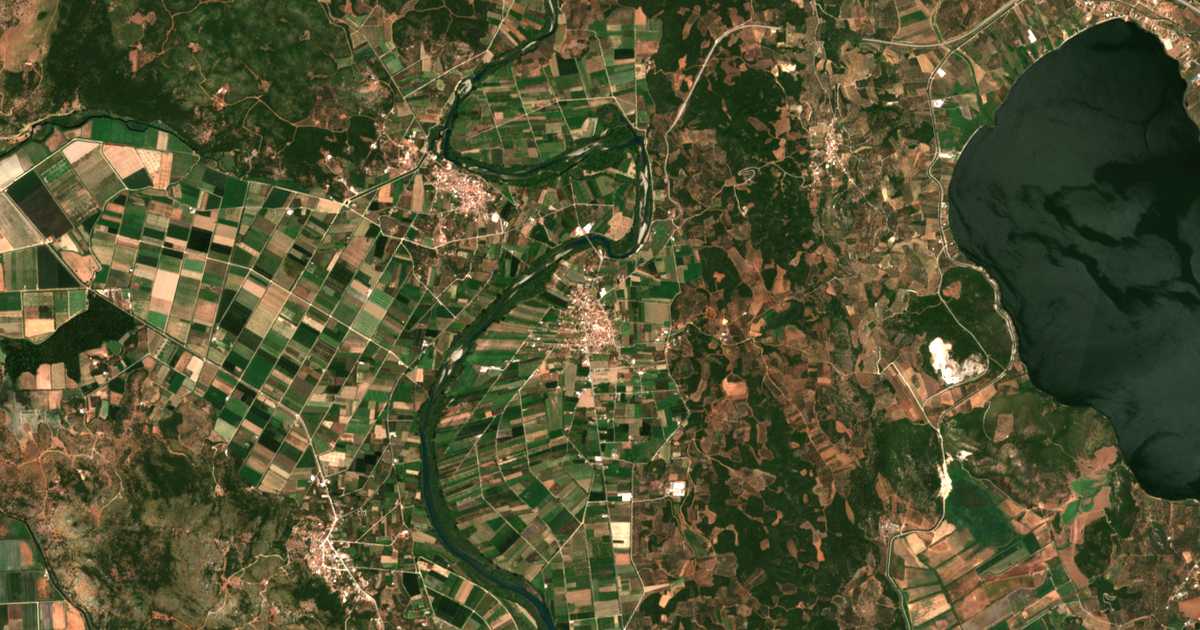 Carte satellite de Gouriá