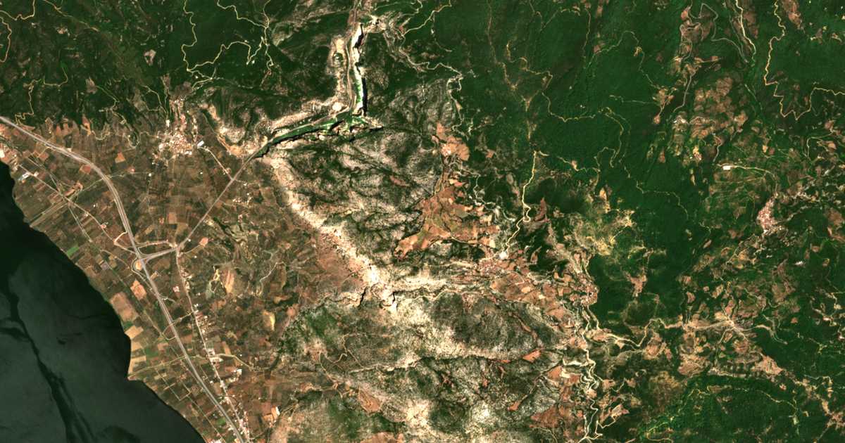 Carte satellite de Káto Elliniká