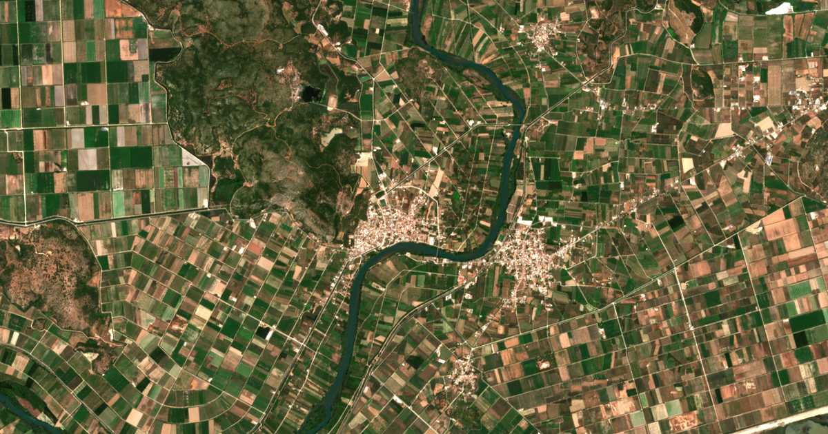 Carte satellite de Katochí