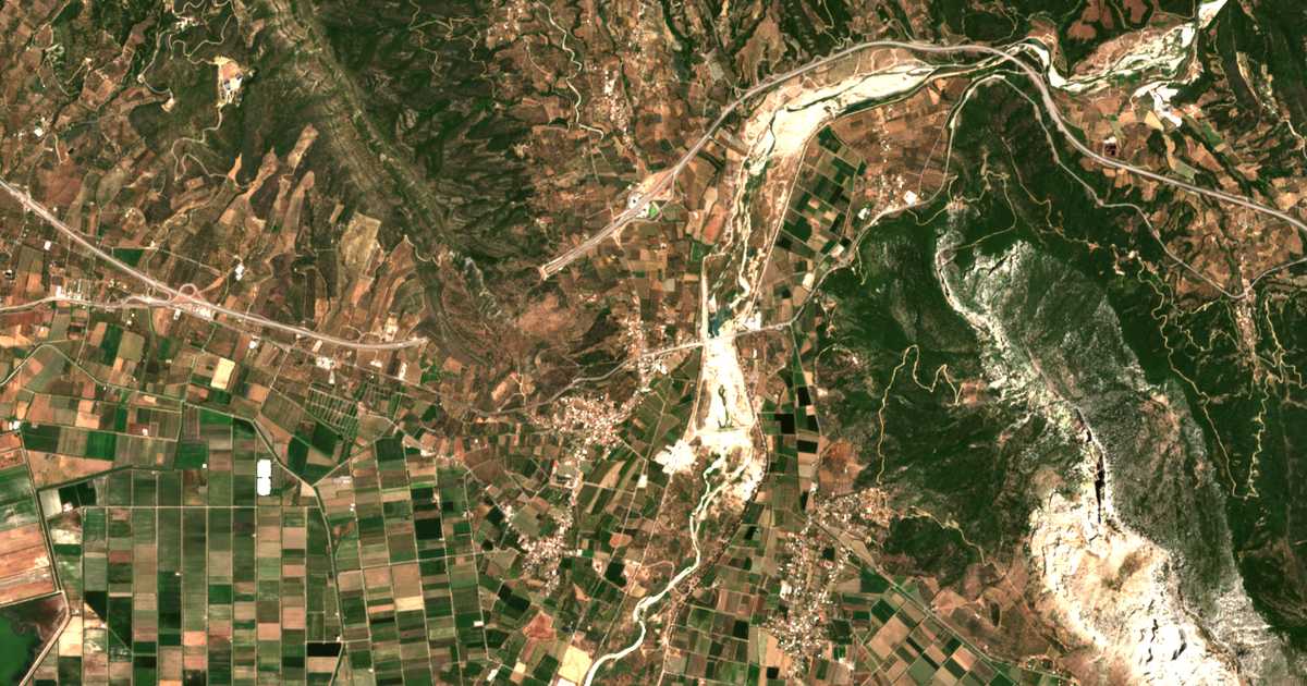 Carte satellite de Kokóri