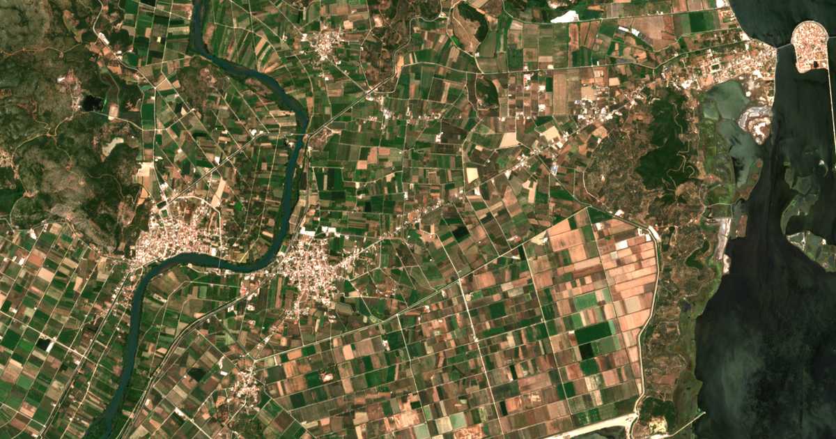 Carte satellite de Mármara