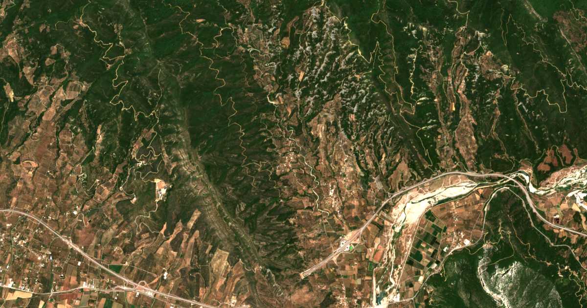 Carte satellite de Xiraíika