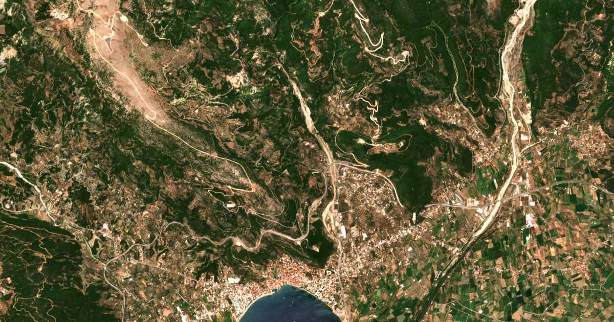Carte satellite de Ágios Vassílios