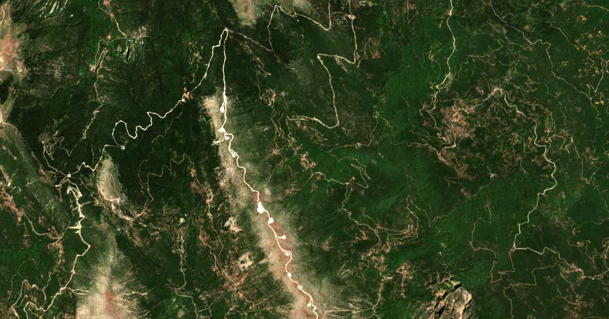 Carte satellite de Anavrytí