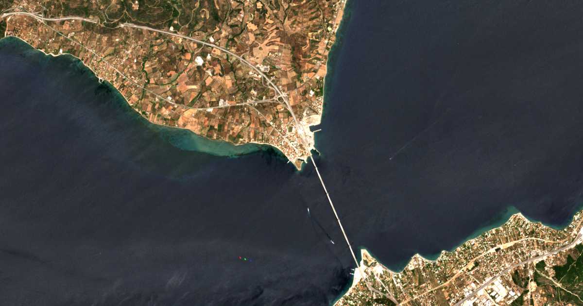 Carte satellite de Antirion