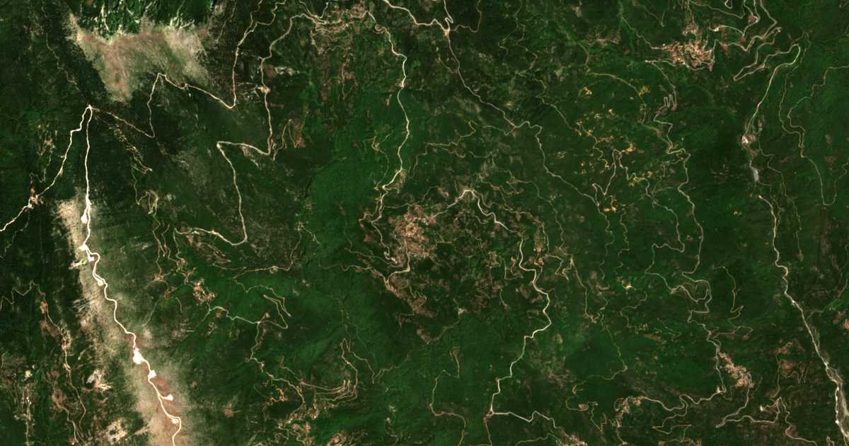 Carte satellite de Aspriá
