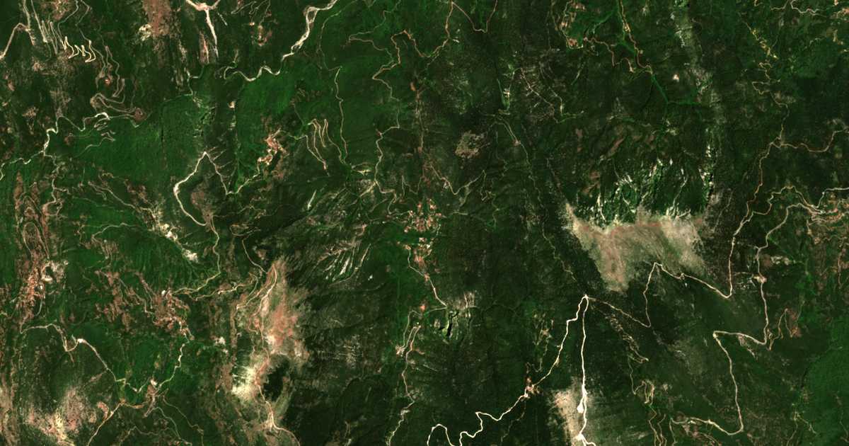 Carte satellite de Eleftherianí