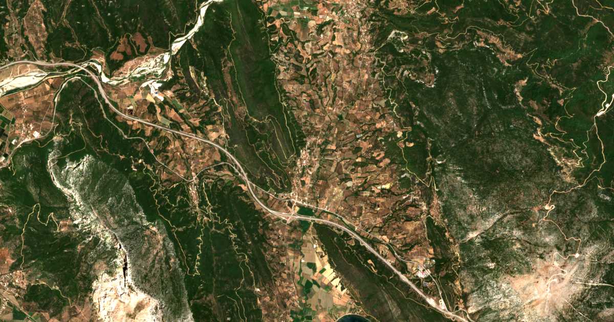 Carte satellite de Gavrolímni