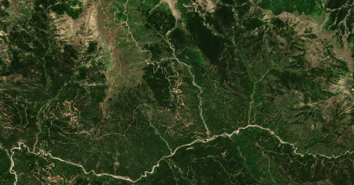 Carte satellite de Gramméni Oxyá