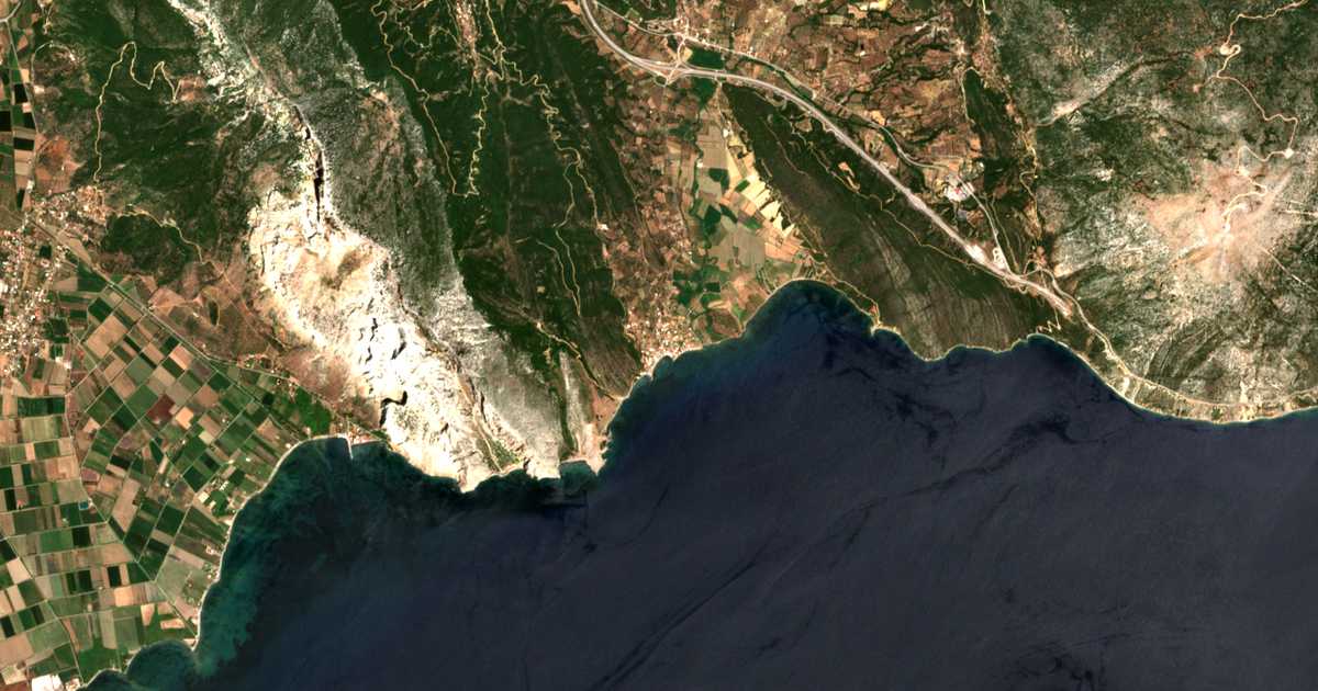 Carte satellite de Káto Vassilikí