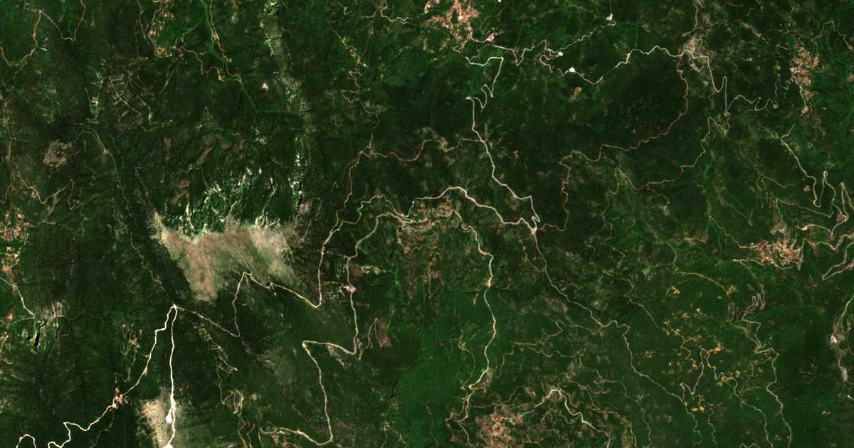 Carte satellite de Kendrikí