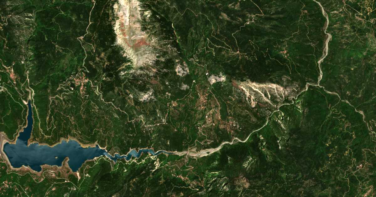 Carte satellite de Klepá
